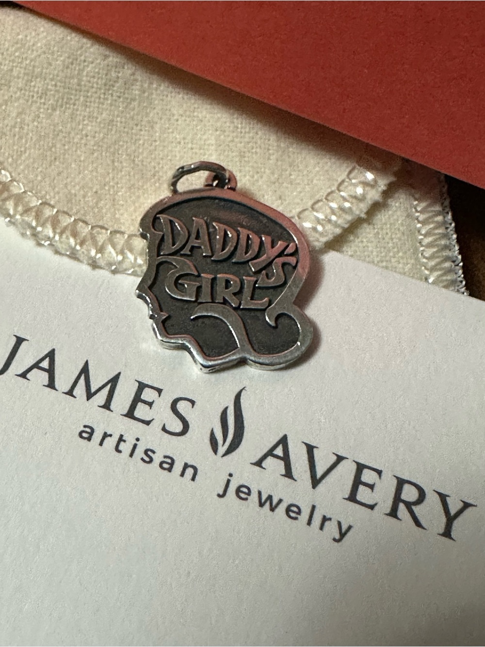 James Avery 'Daddy's Girl' Charm Pendant - Sterling Silver 925 - like new❤️ - Picture 2 of 6